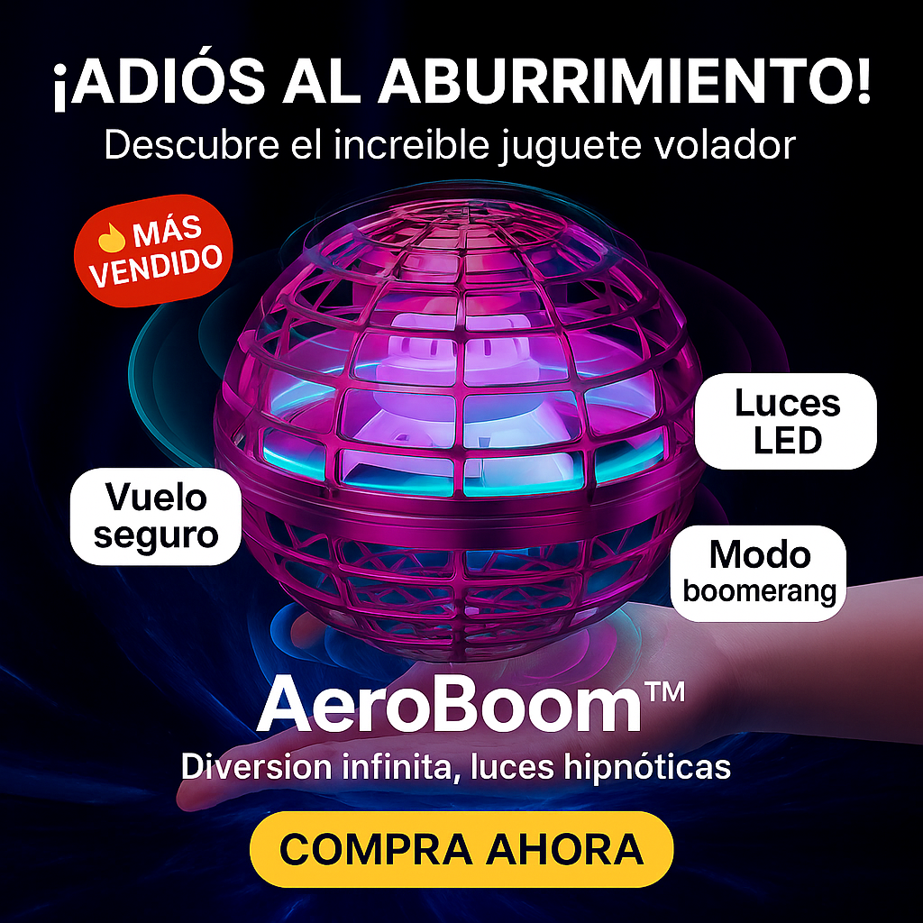 AeroBoom™ – Diversión infinita, luces hipnóticas