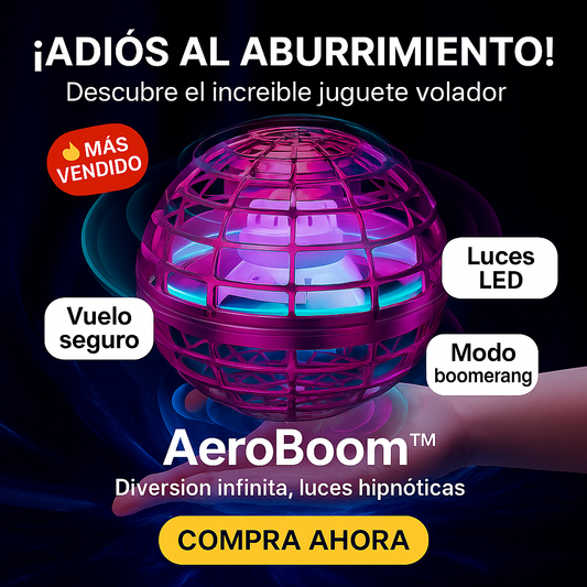 AeroBoom™ – Diversión infinita, luces hipnóticas